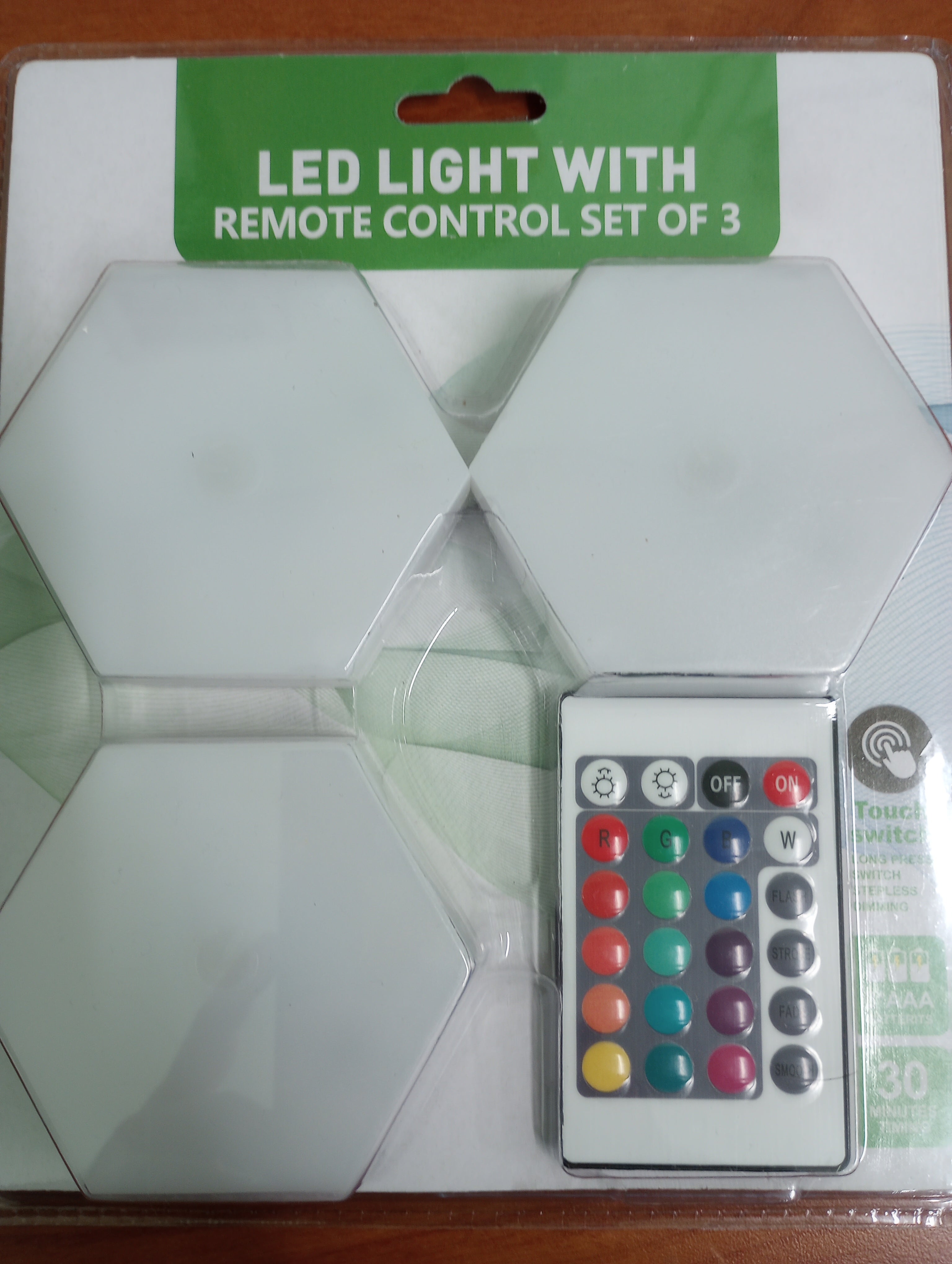 Touch Control Hexagon LED Light (6 pk) – Sensory Tool House, LLC