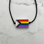 Progress Pride Flag Chewy Fidget Necklace