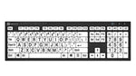 Braille & Large Print NERO Slimline Keyboard (Windows).