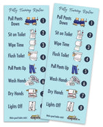 The Easy Daysies Potty Training ReStickables.