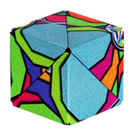 The Stained Glass Shashibo in cube form.