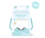 Glo Pals Frosty Blue Sensory Play Jar product packaging.