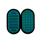 The Blue Green Dual Color Spiky Clicky Fidget Slider.