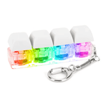 The LED Keyboard Fidget Keychain.