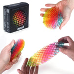 The Morf Fidget Worm in Rainbow.