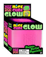 Nee Doh Nice Cube Glow, Pink.