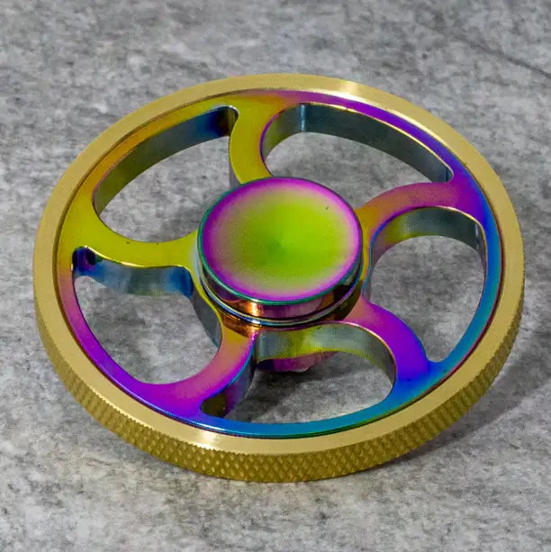 Kaiko Oil Slick Metal Flywheel Fidget Spinner Sensory Tool House LLC