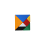 The Pickagram Magnetic 3D Art Puzzle - Random Mix Colors.