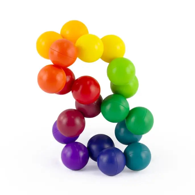 Rainbow Shapeable Fidget Balls Sensory Tool House Llc