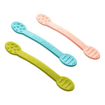 The Light Green, Light Blue, and Light Pink Duo Spoons.