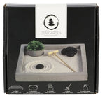 The product package for the Square Mini Zen Garden.