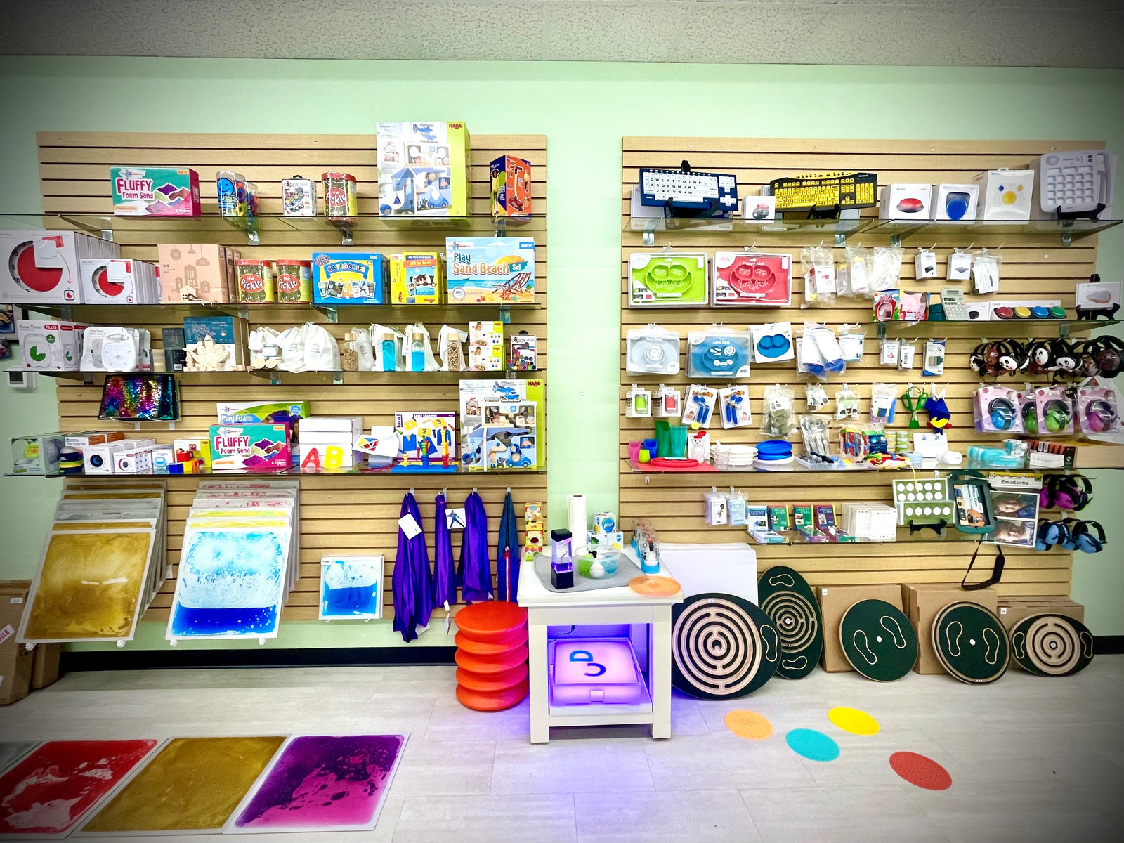 Store with products displayed