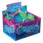 The product box for the Spiky Light Up Bouncy Ball.