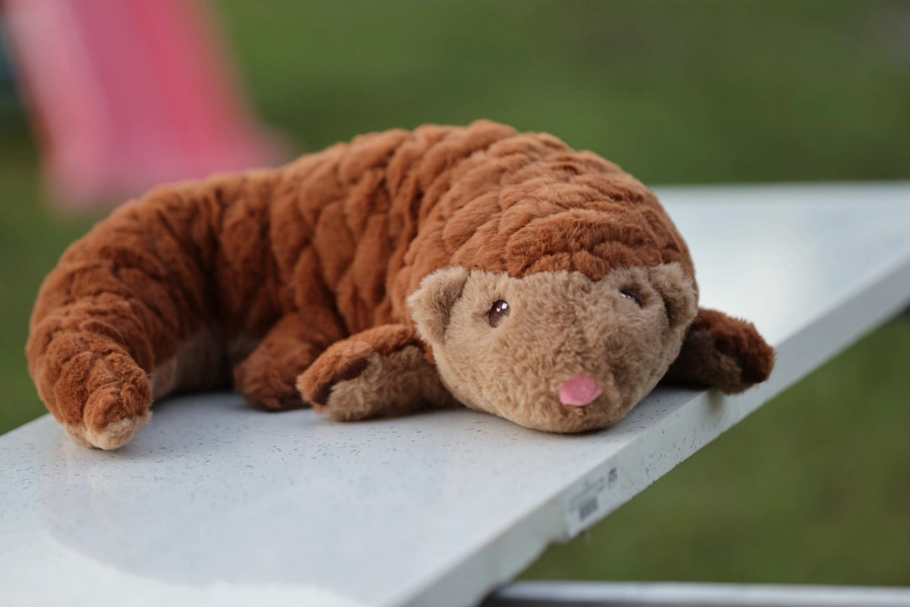 Cute Pangolin Stuffed Pangolin Pangolin Poseable Weighted Plush