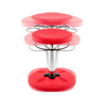Red Kids Adjustable Wobble Chair