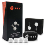Vibes Hi-Fidelity Earplugs packaging and inclusions.