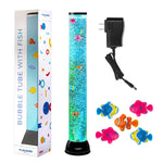 2.7 ft LED Starter Bubble Tube Aquarium
