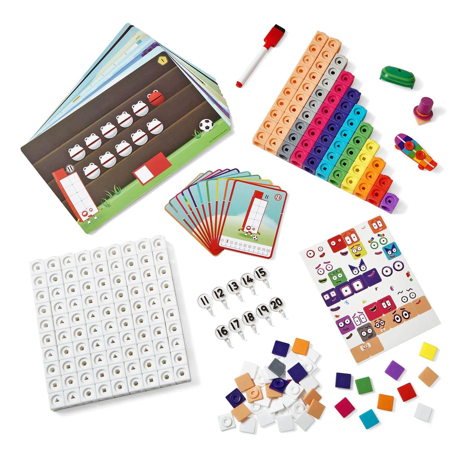 Mathlink Cubes, Numberblocks 11-20 Set