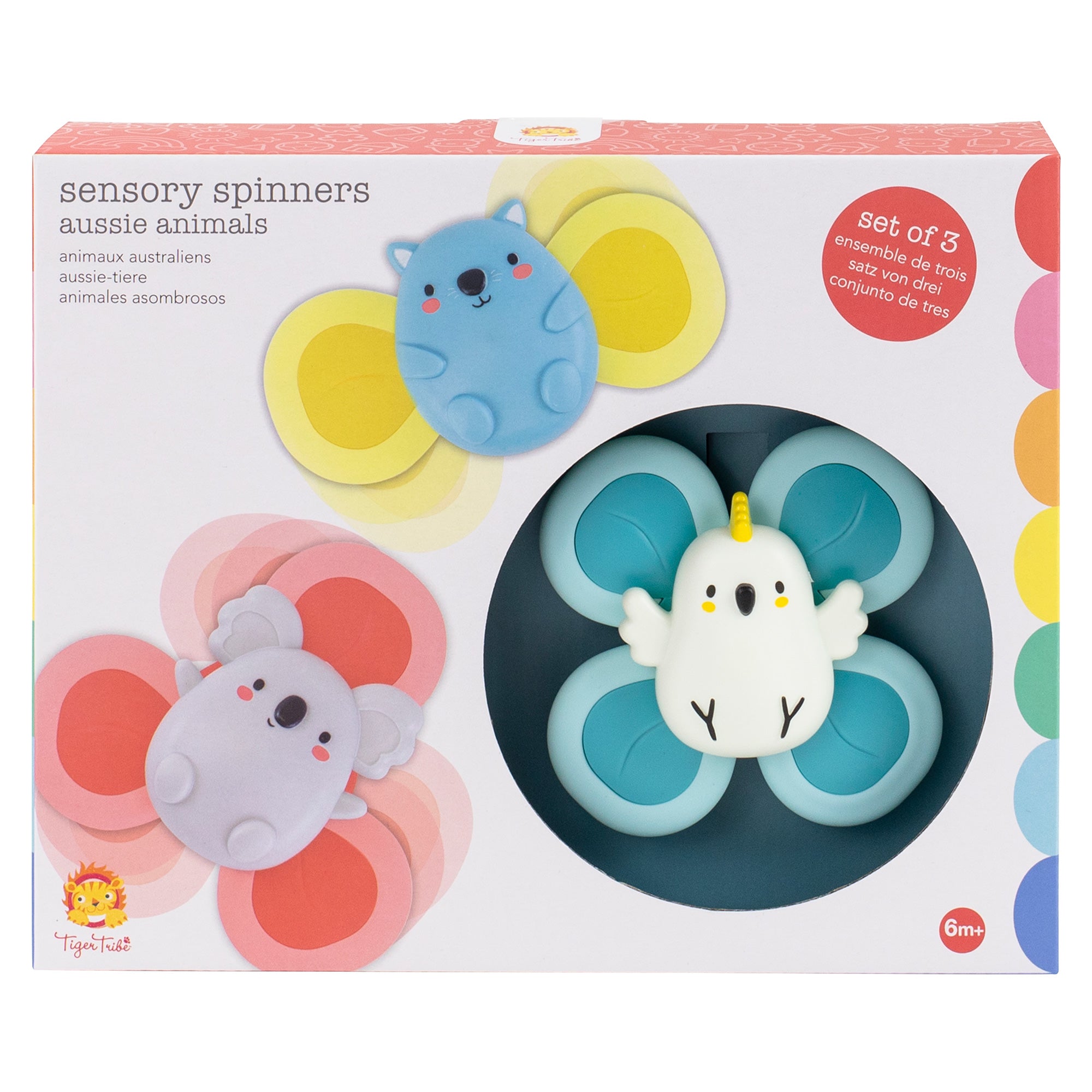 The product package for Sensory Spinners.