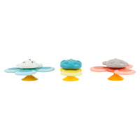 A look at the suction cups on the back of the Sensory Spinners.