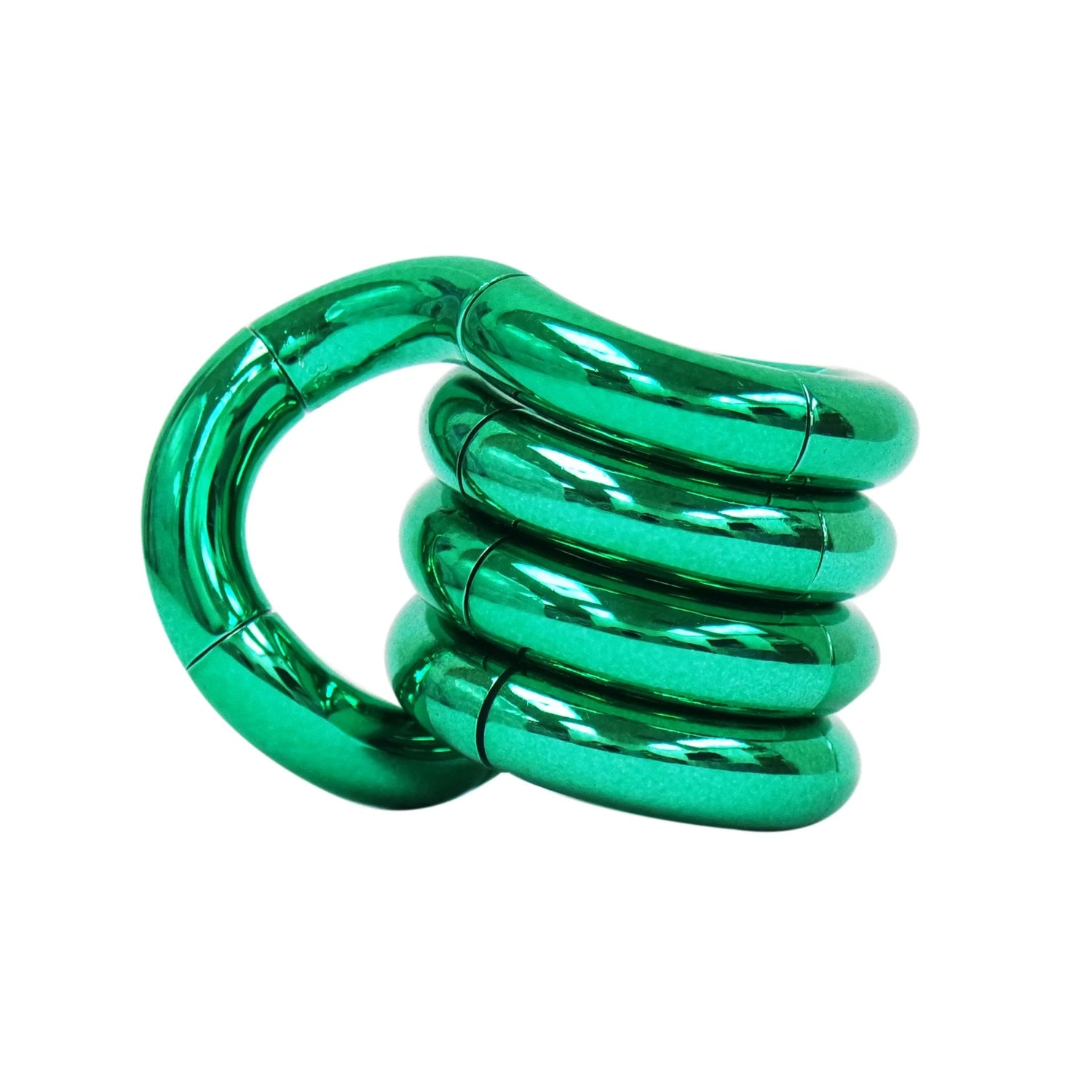 The green Tangle Jr. Metallic.