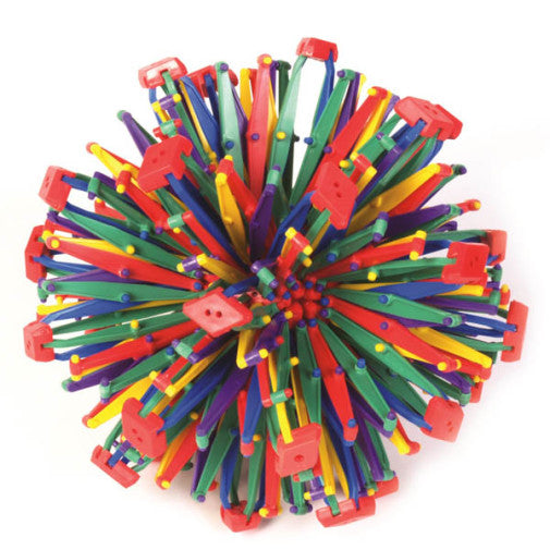 The Rainbow Hoberman Sphere.