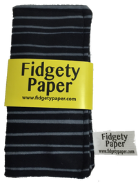 Pocket Black and Gray Fidgety Paper.