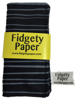 Pocket Black and Gray Fidgety Paper.