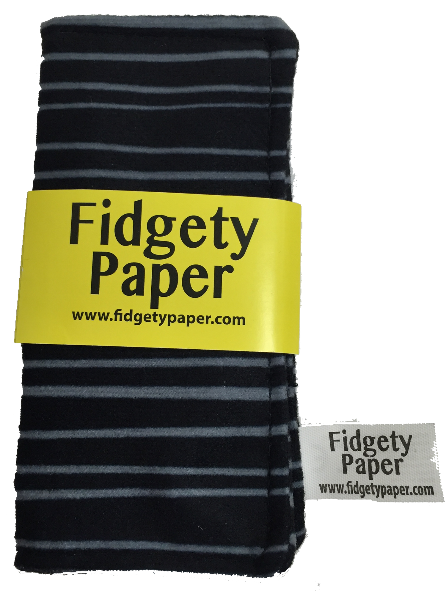 Pocket Black and Gray Fidgety Paper.