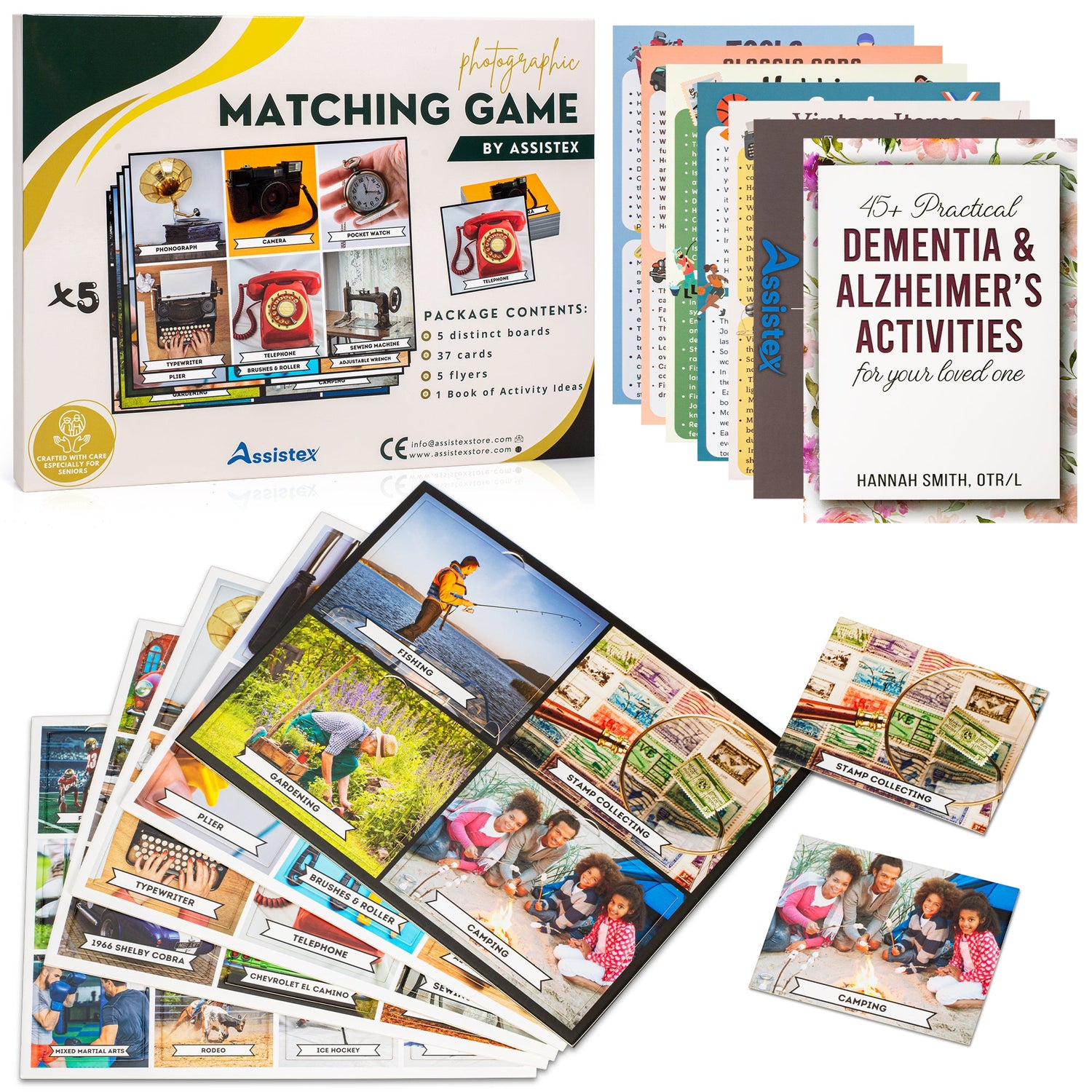 The Assistex Matching Game Activity Board.