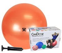 The orange CanDo Ball and Pump Set.
