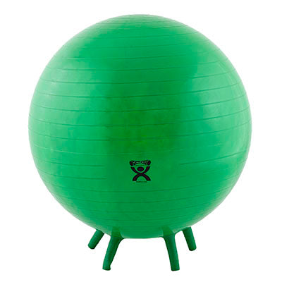 The green CanDo Inflatable Ball with Feet.