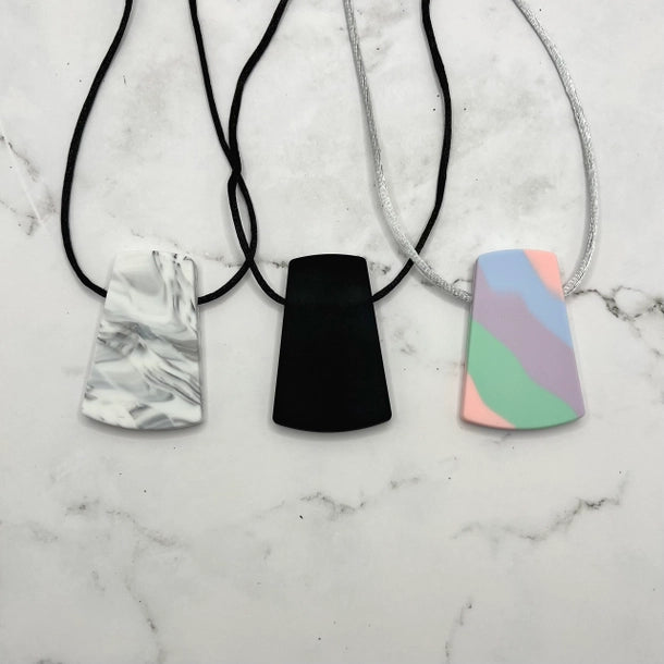 Trapezoid Fidget Necklace