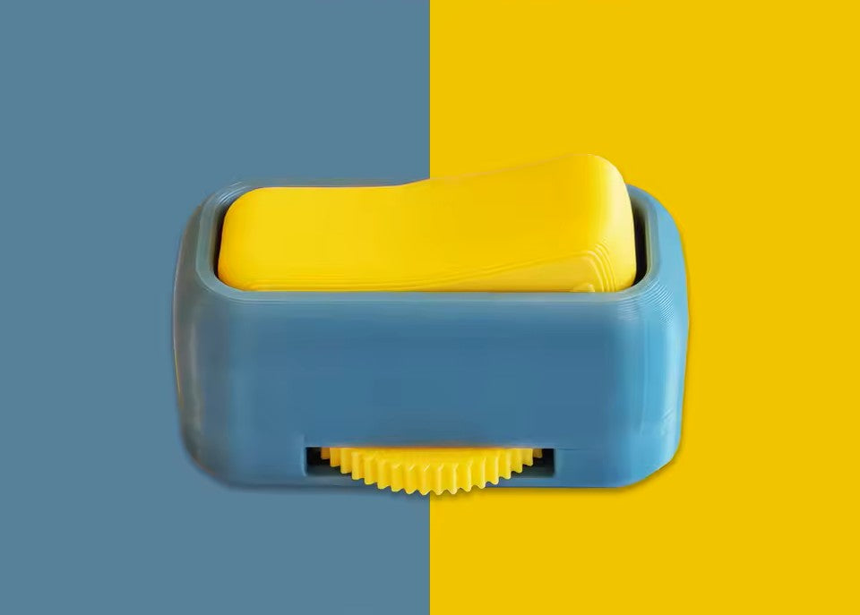 The Yellow and Blue 3D Switch Gear Fidget.