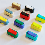 A variety of different 3D Switch Gear Fidgets.