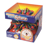 The product box for the Rainbow Hoberman Sphere.