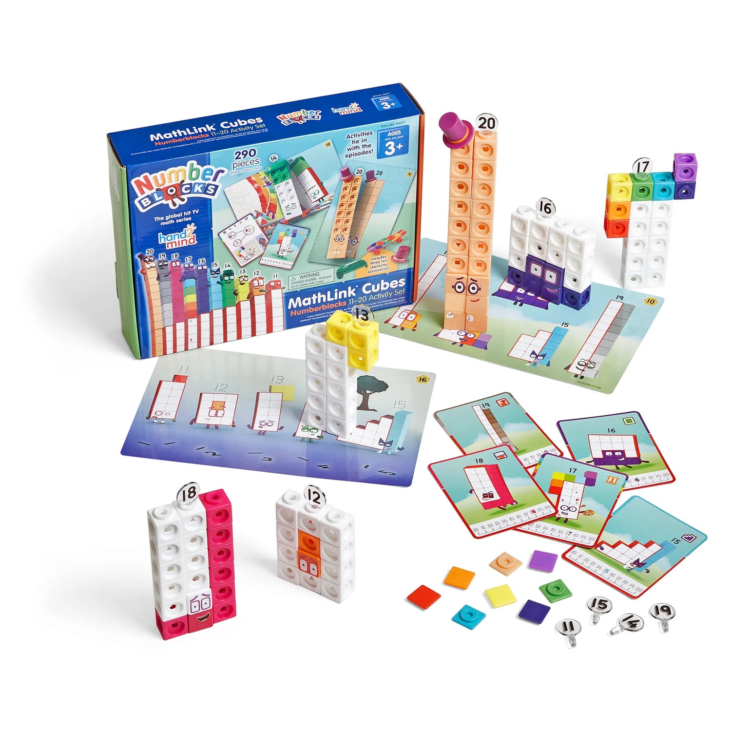 Mathlink Cubes, Numberblocks 11-20 Set