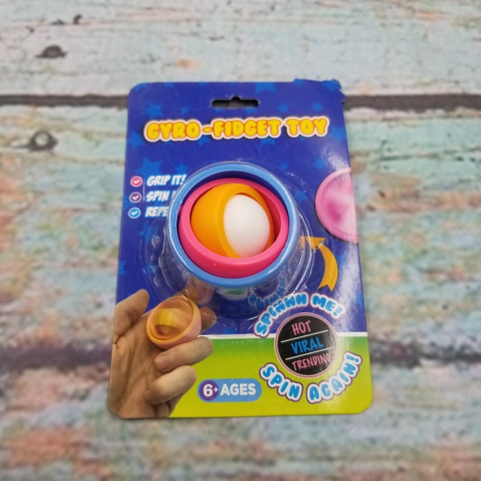 The product packaging for Gyro-Fidget Toy.