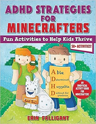 The cover of ADHD Strategies for Minecrafters."