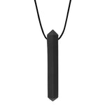 The black Krypto-Bite Chewable Gem Necklace.