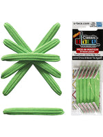 The Neon Green U-Lace Classic No-Tie Sneaker Laces.