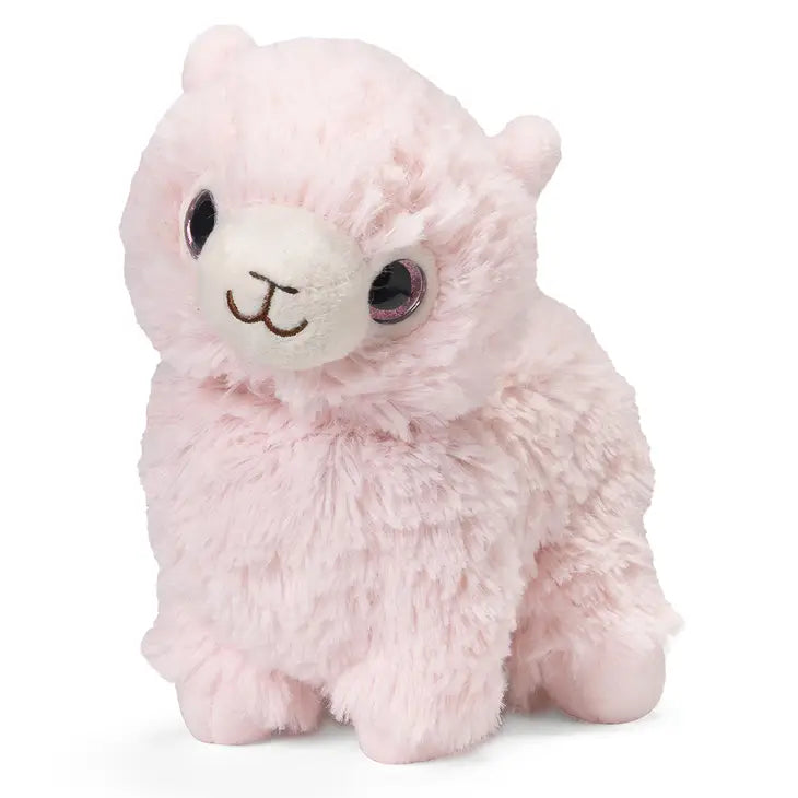 The Pink Llama Warmies Junior.