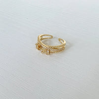 The gold Sweettine Studded Fidget Ring.