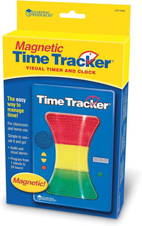 The Magnetic Time Tracker product box.