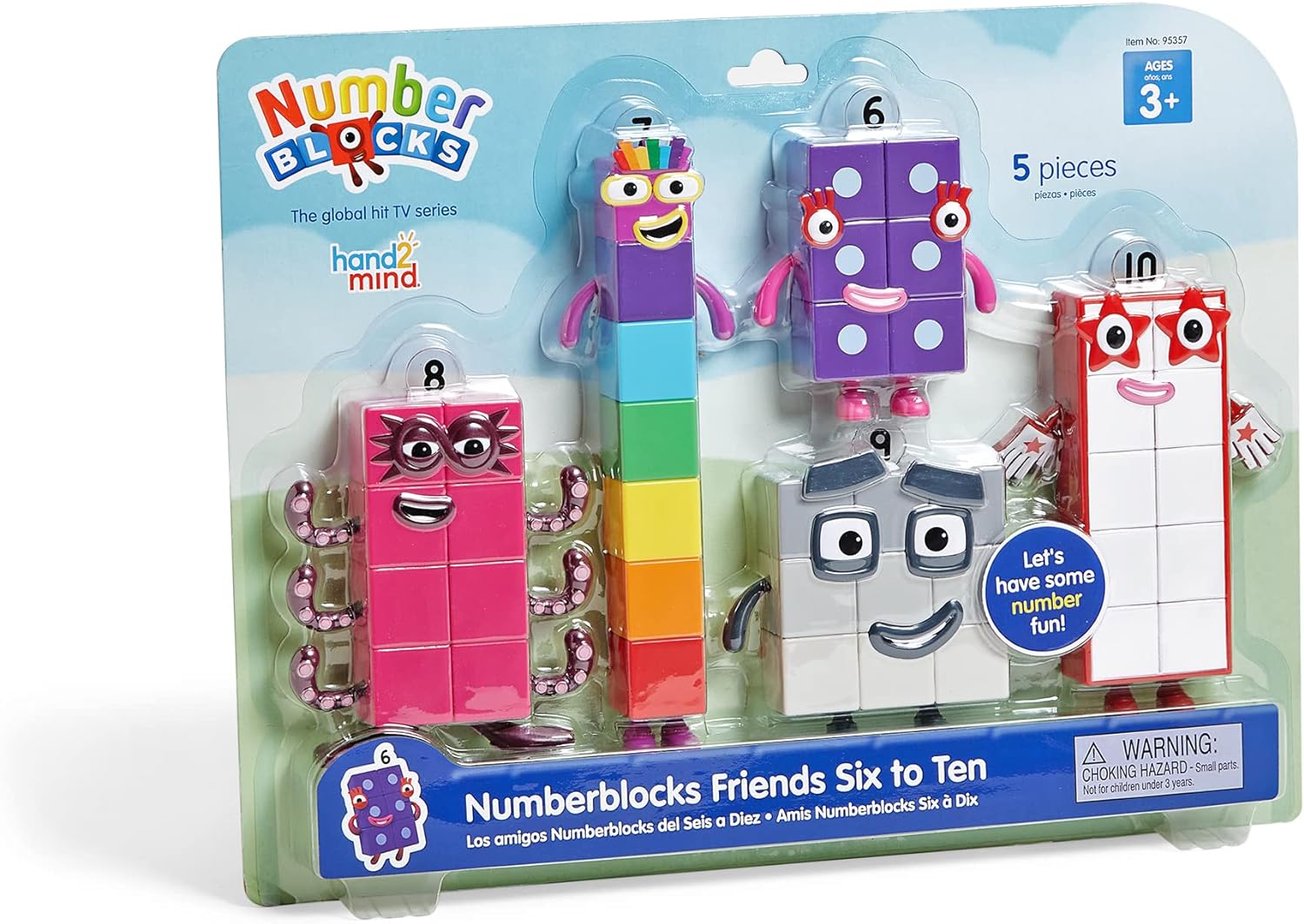 The product package for Numberblocks Figures 6-10.