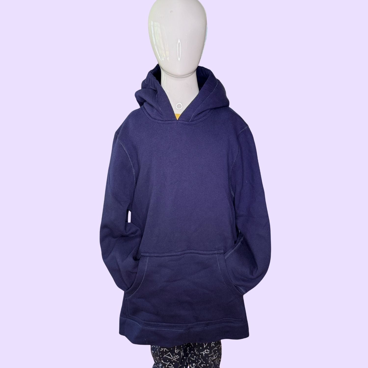 A mannequin wears the Sense-ational You Kids Marble Maze Fidget Hoodie.