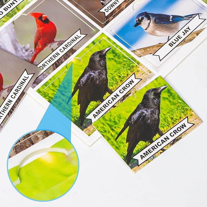A look at how the cards interlock into the game board of the Assistex Matching Game Activity Board.