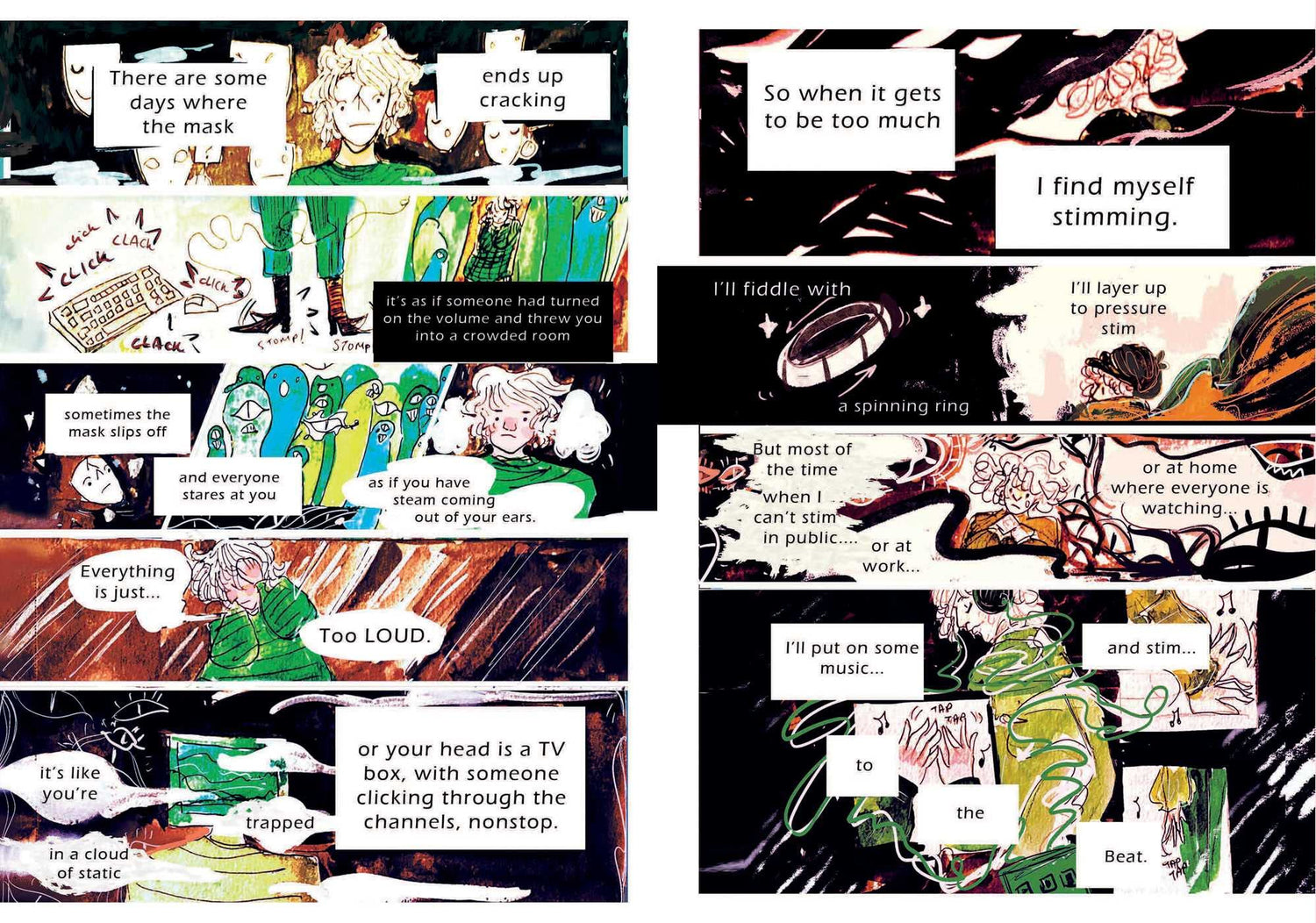 A look inside "Sensory: Life on the Spectrum: An Autistic Comics Anthology."