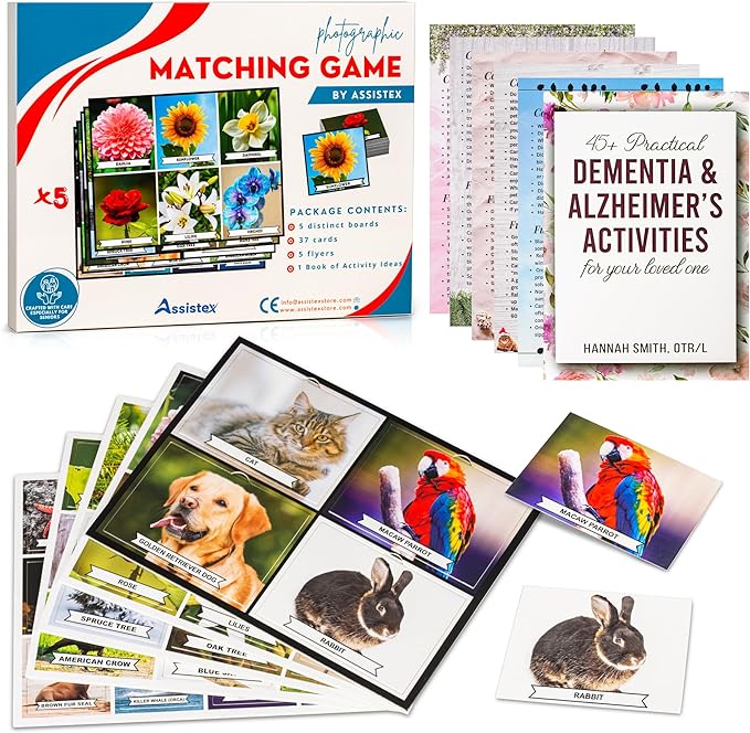 The Assistex Matching Game Activity Board.