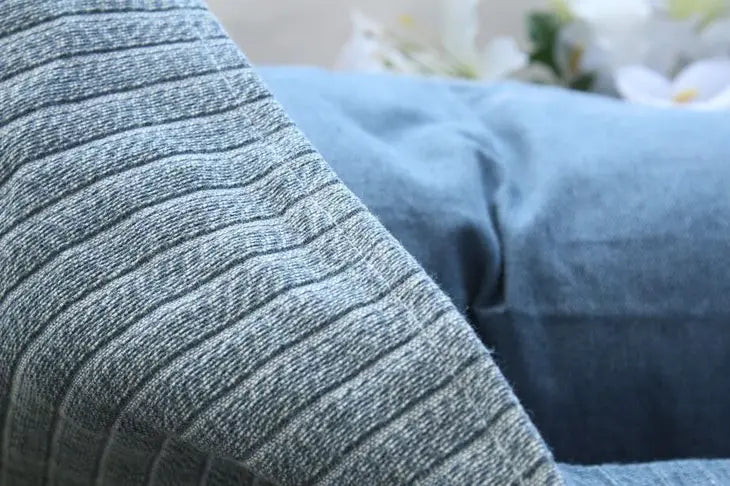 A look at the fabric detail on the Denim Hanging Chair.